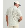 imageHUK Mens Kona Pattern Short Sleeve Fishing Button Down ShirtKc  Egret 20