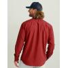 imageHUK Mens Tide Point Long Sleeve Shirt Fishing Button DownScarlet Blaze