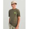 imageHUK Unisex Short Sleeve Performance Tee Kids Fishing TShirtHuk and Co  Moss