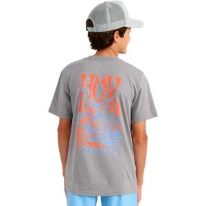 imageHUK Unisex Short Sleeve Performance Tee Fishing TShirt for KidsNight Sword  Night Owl