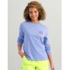 imageHUK Tee Comfortable Performance Fishing Long Sleeve TShirt with Chest Pocket for WomenLove Water  Lightning Sky