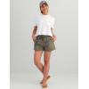 imageHUK Tee Comfortable Performance Fishing Short Sleeve TShirt with Chest Pocket for WomenRising Sun  White