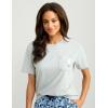 imageHUK Womens Short Sleeve Performance Tee Fishing TShirtBlock Beach  Harbor Mist
