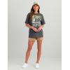 imageHUK Womens Short Sleeve Performance Tee Fishing TShirtIsland  Volcanic Ash