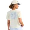 imageHUK Tee Comfortable Performance Fishing Short Sleeve TShirt with Chest Pocket for WomenTight Lines  Egret