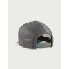 imageHUK Mens Trucker AntiGlare Snapback Fishing HatKc Circle Patch  Moss