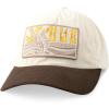 imageHUK Mens Fine Cord Unstructured Patch Trucker Hat Casual Adjustable Cap for Outdoor and Everyday WearPluff Mud