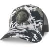 imageHUK Mens Trucker AntiGlare Snapback Fishing HatBlack