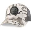 imageHUK Mens Trucker AntiGlare Snapback Fishing HatKc Circle Patch  Moss