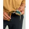imageHUK Mens Creekbed Solid Long Sleeve Button Fishing ShirtSand Piper