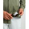 imageHUK Mens Diamond Back Solid Long Sleeve Button Fishing ShirtMoss
