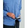 imageHUK Mens Diamond Back Solid Long Sleeve Button Fishing ShirtQuiet Harbor