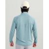 imageHUK Mens Pursuit Lite 14 Zip Lightweight Performance Long Sleeve Pullover with UPF Sun ProtectionSilver Blue Heather