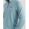 imageHUK Mens Pursuit Lite 14 Zip Lightweight Performance Long Sleeve Pullover with UPF Sun ProtectionSilver Blue Heather