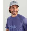 imageHUK Mens Pursuit Short Sleeve Performance Shirt  Sun ProtectionSkipper Blue