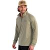 imageHUK Mens Pursuit Lite 14 Zip Lightweight Performance Long Sleeve Pullover with UPF Sun ProtectionHeather Moss