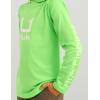 imageHUK Boys Icon Hoodie Fishing Shirt with Sun Protection for KidsSummer Green