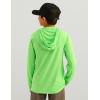 imageHUK Boys Icon Hoodie Fishing Shirt with Sun Protection for KidsSummer Green