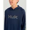 imageHUK Boys Pursuit Long Sleeve Graphic Hoodie Lightweight UPF Sun Protection QuickDrying Fishing ShirtNaval Academy