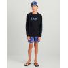 imageHUK Boys Pursuit Solid Long Sleeve Fishing Shirt for KidsBlack