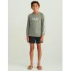 imageHUK Boys Pursuit Solid Long Sleeve Fishing Shirt for KidsHeather Moss