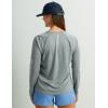 imageHUK Womens Pursuit Heather Crew Sleeve Performance ShirtNight Owl