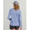 imageHUK Womens Pursuit Long Sleeve Performance Shirt  Sun Protection Lightning Sky
