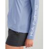 imageHUK Womens Pursuit Long Sleeve Performance Shirt  Sun Protection Lightning Sky