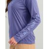 imageHUK Womens Pursuit Long Sleeve Performance Shirt  Sun Protection Skipper Blue