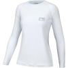 imageHUK Womens Pursuit Pattern Long Sleeve Sun Protecting Fishing ShirtTres Box  White
