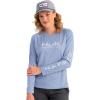 imageHUK Womens Pursuit Long Sleeve Performance Shirt  Sun Protection Lightning Sky