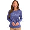 imageHUK Womens Pursuit Long Sleeve Performance Shirt  Sun Protection Skipper Blue