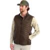 imageHUK Mens Scale Hybrid Vest Quilted Insulation with Performance Fleece Panels for Fishing and Outdoor ComfortPluff Mud