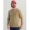 imageHUK Mens Kc Scott Tee Comfortable Performance Fishing Long Sleeve TShirt with Chest PocketFreshwater  Overland Trek