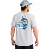 imageHUK Kc Scott Short Sleeve Performance Tee Fishing TShirt for MenSketch  Harbor Mist