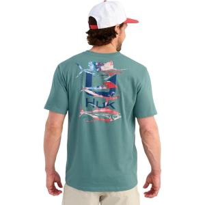 imageHUK Kc Scott Short Sleeve Performance Tee Fishing TShirt for MenSouthern Slam  North Atlantic