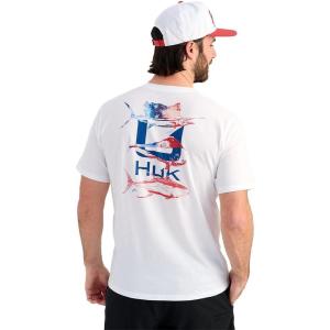 imageHUK Kc Scott Short Sleeve Performance Tee Fishing TShirt for MenSouthern Slam  White