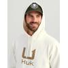 imageHUK Cotton Fleece Hoodie Soft Warm Comfortable Hooded Sweatshirt Pullover for MenEgret