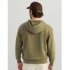 imageHUK Cotton Fleece Hoodie Soft Warm Comfortable Hooded Sweatshirt Pullover for MenMoss