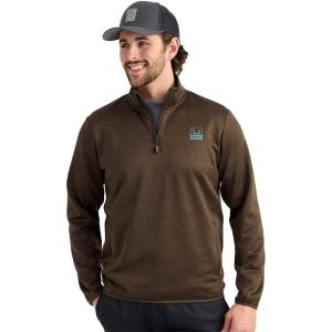 imageHUK Coldfront 14 Zip Performance Fishing Jacket for MenPluff Mud Heather