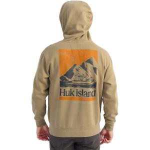 imageHUK Cotton Fleece Hoodie Soft Warm Comfortable Hooded Sweatshirt Pullover for MenOverland Trek