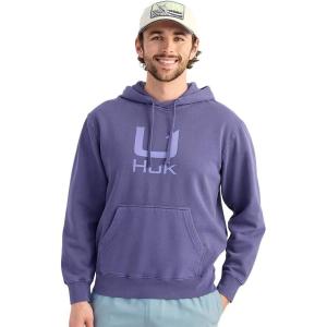 imageHUK Cotton Fleece Hoodie Soft Warm Comfortable Hooded Sweatshirt Pullover for MenSkipper Blue
