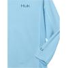 imageHUK UnisexChild Icon X Hoodie  Kids LongSleeve Shirt with Sun ProtectionBaltic Sea