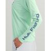 imageHUK Womens Pursuit Long Sleeve Performance Shirt  Sun Protection Seafoam Mist