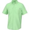 image:imageHUK Mens Diamond Back Solid Short Sleeve Button Down Shirt Fishing Shirt for MenPatina