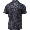image:imageHUK Mens Icon X Polo  Fishing Shirt with 50 UPF Sun ProtectionOcean Palm  Volcanic Ash