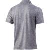 image:imageHUK Mens Icon X Polo  Fishing Shirt with 50 UPF Sun ProtectionRunning Lakes  Overcast Grey