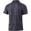 image:imageHUK Mens Icon X Polo  Fishing Shirt with 50 UPF Sun ProtectionRunning Lakes  Volcanic Ash