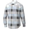 image:imageHUK Mens Soft Stretch Flannel Performance Button DownHarbor Mist