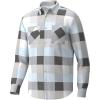 image:imageHUK Mens Soft Stretch Flannel Performance Button DownHarbor Mist